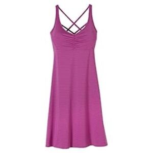Prana Rebecca Orchid Pinstripe Dress, Size Small
